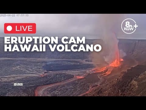 Eruption cam, Kīlauea volcano, Hawaii