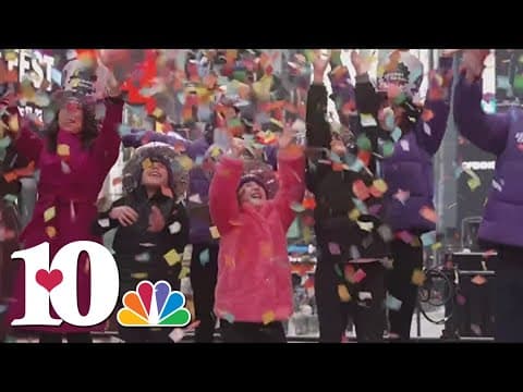 Organizers test confetti in Times Square ahead of 2025 ball drop