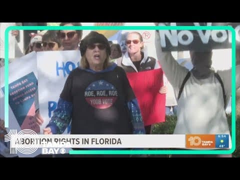 Abortion rights demonstrators to gather in downtown Tampa