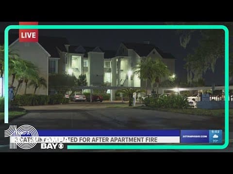 2 cats are unaccounted for after Tampa apartment fire