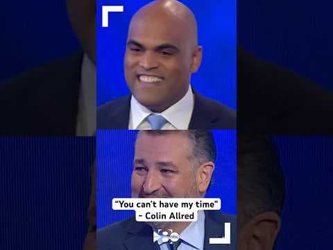 THE TEXAS DEBATE: “You can’t have my time”- Colin Allred