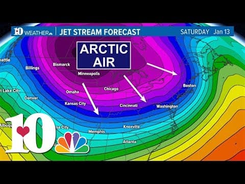 Arctic air will blast into the Lower 48 late this week... Will it reach Tennessee?