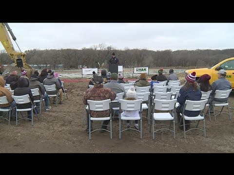 Groundbreaking for new outdoor hockey rink in Hastings to help veterans and their kids