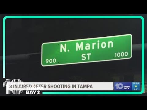 Tampa police investigating shooting on Marion Street that left 3 people injured