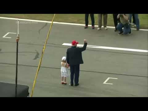 Trump attends NASCAR's Daytona 500 for the second time as president