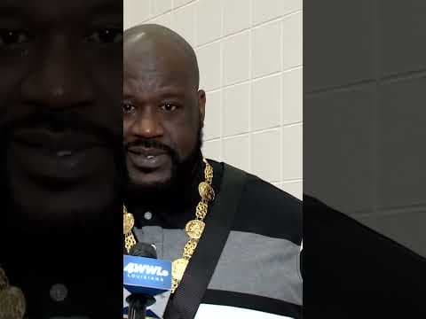 Hail Bacchus! Shaq is ready to roll and throw