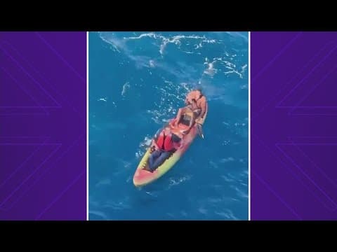Stranded kayakers rescued by cruise ship in Gulf of Mexico
