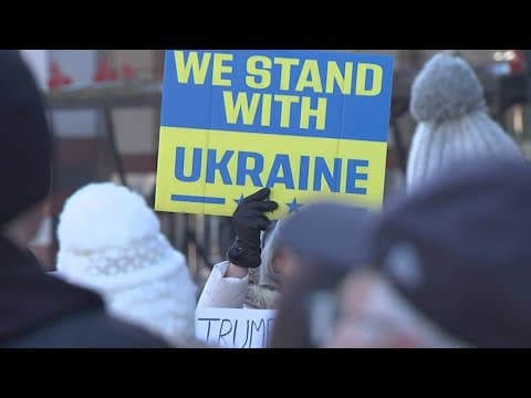 Community shows support for Ukraine at Ohio Statehouse to mark 3rd anniversary of war