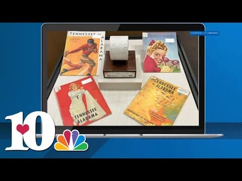 UT Library displays piece of Neyland Stadium goalpost taken down after 2022 Alabama game