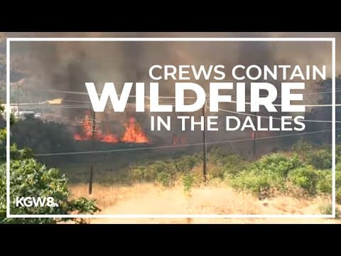 Brushfire breaks out in The Dalles, causing a frantic few hours