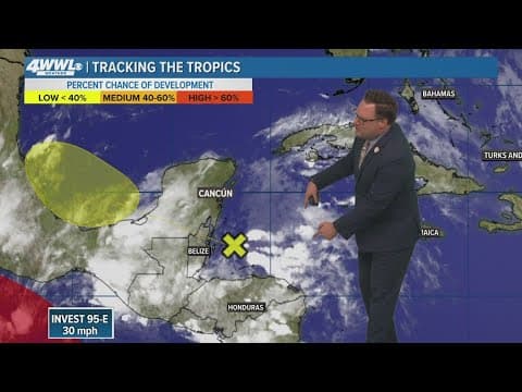 Thursday 10 PM Tropical Update: Tropical moisture builds in the Gulf next week