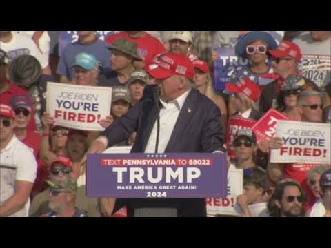 Trump will use bulletproof glass at his next campaign rally, Harris announced economic plan