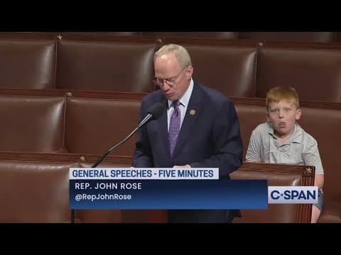 Congressman's son steals the show