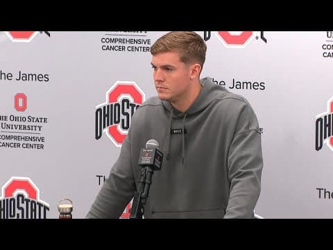 Ohio State players discuss upcoming Cotton Bowl game against Texas