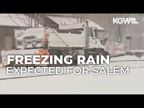Salem prepares for freezing rain, icy conditions following snowstorm
