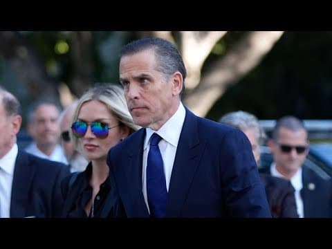 Hunter Biden arrives to court Thursday for tax evasion trial