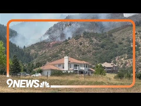 Wildfire near Deer Creek Canyon has burned 200 acres and counting
