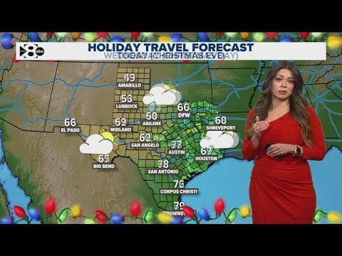 Here's the latest holiday travel forecast