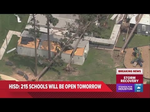 215 HISD campuses will be open Monday, Cy Fair ISD and Spring Branch ISD remain closed