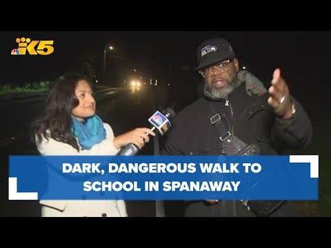 Many students in the Bethel School District have to take dark, dangerous walks to school