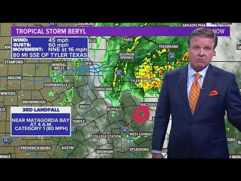 UPDATE: Hurricane Beryl hits Houston, Texas