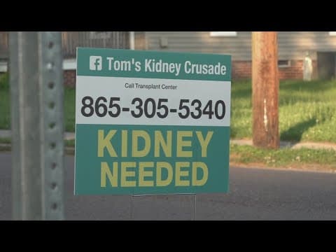 East Tennessee veteran leads 'Tom's Kidney Crusade' for organ donation awareness
