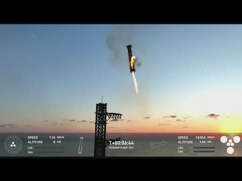 Historic launch shows a reusable rocket created by Space X