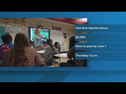 Knox County Board of Education could vote on $2,000 teacher bonuses