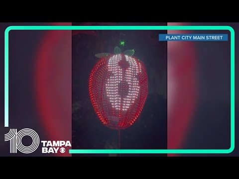 Pineapples and strawberries among the New Year's Eve drops across Tampa Bay
