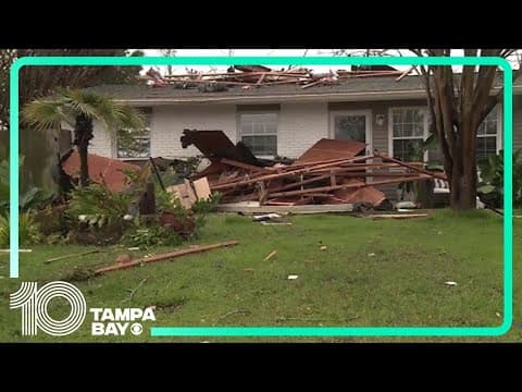 Significant damage seen in Panama City, Fla. after severe storm moves through Panhandle