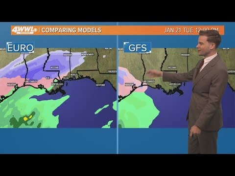 New Orleans Forecast: Active weather with winter storm possible next week across the deep south