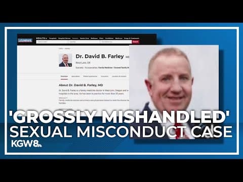 Detectives violated policies in investigation of ex-West Linn doctor accused of sexual misconduct