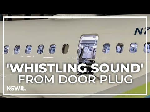 Alaska Airlines passengers describe 'whistling sound' coming from door plug in updated lawsuit again