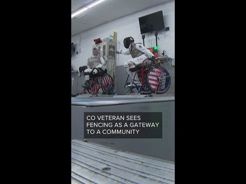 Veteran uses fencing as a gateway to community