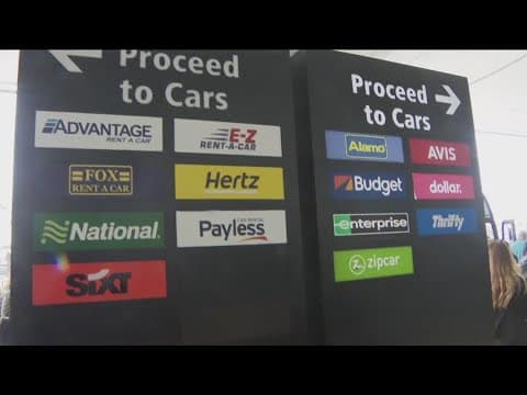 Some rental car companies see a surge in rentals as travelers hit the road after flight cancellation