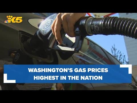 Average Washington gas prices highest in the nation