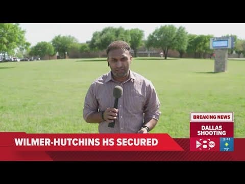 3 shot, 1 grazed by gunfire in shooting at Dallas' Wilmer-Hutchins High School