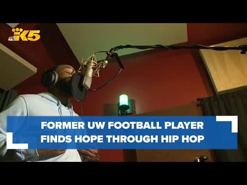 Former UW football player finds hope through hip hop