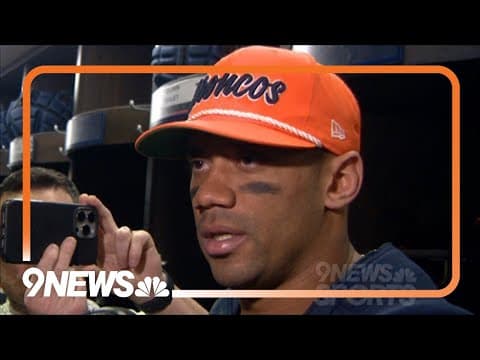 Russell Wilson reacts to being benched as Broncos QB