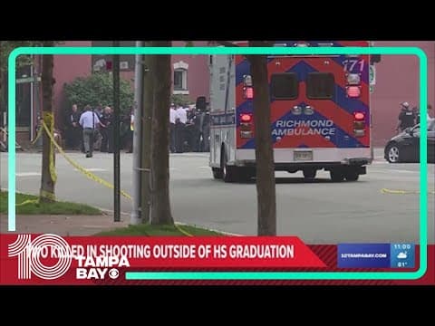 2 dead, 5 hurt in shooting after high school graduation ceremony in Virginia