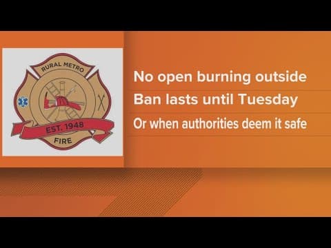 Burn ban still in effect in Knox County