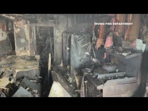 North Texas fire station damaged by fire