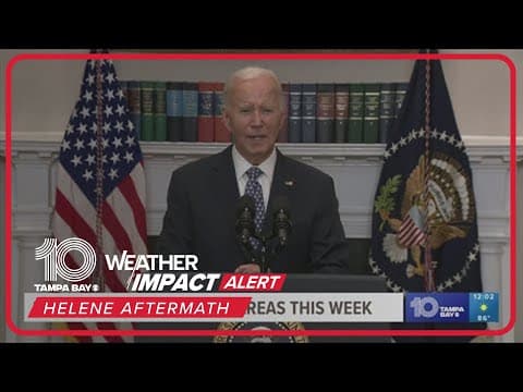 Biden to visit areas impacted by Helene this week