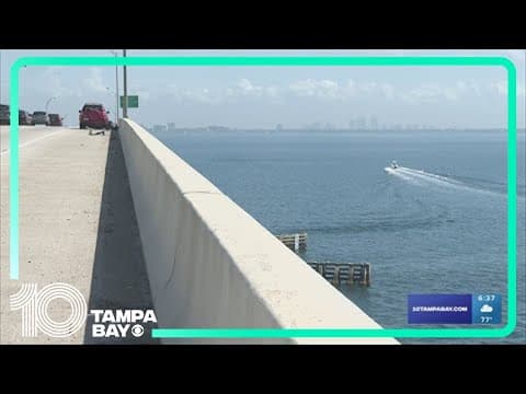 Driver wanted in Howard Frankland Bridge hit-and-run