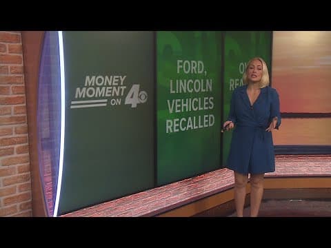 Money Moment on 4: Ford recalling over 1 million vehicles due to rearview camera glitch