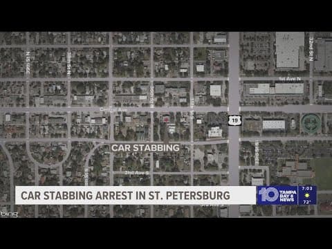 Police: Man arrested for stabbing another man in argument over $10 in St. Pete