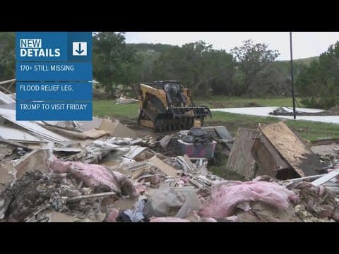 Update: At least 170 people still missing in Central Texas floods