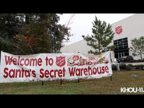 KHOU 11 takes you inside Santa's Secret Warehouse