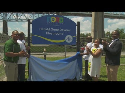 Westbank playground renamed to honor airman from Algiers