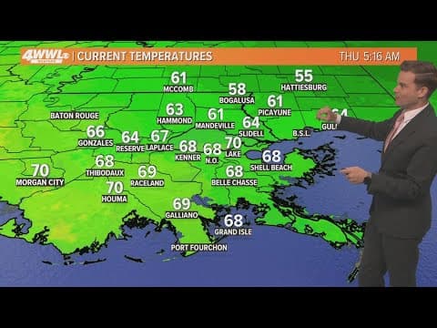 New Orleans Weather: Stormy weather returns Friday